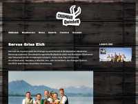 chiemgau-quintett.de Webseite Vorschau