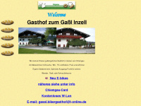 gasthof-gassl-inzell.de Webseite Vorschau