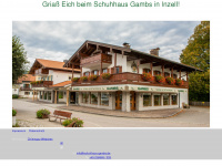 schuhhaus-gambs.de Webseite Vorschau