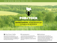 podstock.de Webseite Vorschau