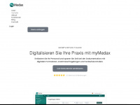 mymedax.de Webseite Vorschau