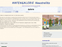 hafengalerie-neustrelitz.de Webseite Vorschau