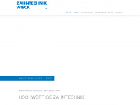 zahntechnikwieck.de Webseite Vorschau