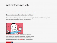schreibcoach.ch Webseite Vorschau