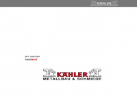 kaehler-metallbau-schmiede.de Webseite Vorschau