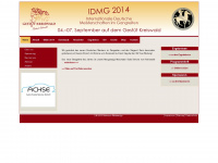 idmg-2014.de Webseite Vorschau