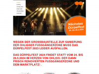 duerpelfest-ohligs.de Webseite Vorschau