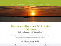 thürnau-fewo.de Webseite Vorschau
