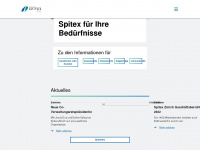 spitex-zuerich.ch Webseite Vorschau