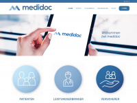 medidoc.ch Webseite Vorschau