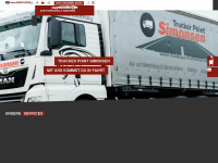 truckerpoint-simonsen.de Webseite Vorschau