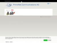 primenet.ch Webseite Vorschau