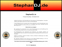 stephandj.de Webseite Vorschau
