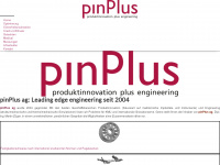 pinplus.ch Webseite Vorschau