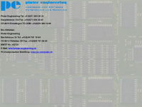 pinter-engineering.ch Webseite Vorschau
