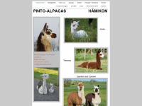 pinto-alpacas.ch Webseite Vorschau