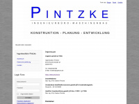 pintzke.de Webseite Vorschau