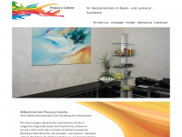 pintura-y-colores.de Webseite Vorschau