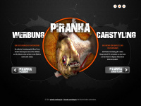 piranha-werbung.de Webseite Vorschau
