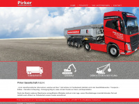 pirker-transporte.at Webseite Vorschau