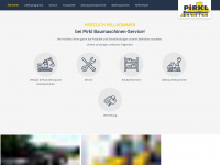 pirkl-baumaschinen-service.de Webseite Vorschau