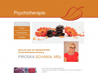 piroska-schania.at Webseite Vorschau