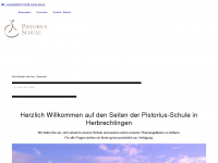 pistorius-schule.de Webseite Vorschau
