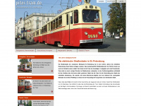 piter-tram.de Webseite Vorschau