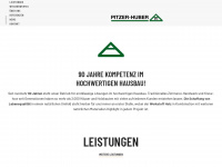 pitzer-huber.at Webseite Vorschau