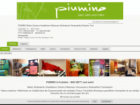 piumino.at Webseite Vorschau