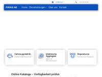 piwag.ch Webseite Vorschau