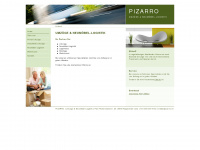 pizarro.ch Webseite Vorschau