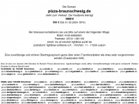 pizza-braunschweig.de Webseite Vorschau