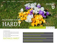 hardt-online.de Webseite Vorschau