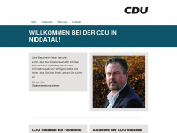 cdu-niddatal.de Webseite Vorschau