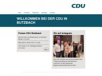 cdu-butzbach.de Webseite Vorschau