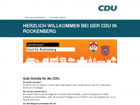 cdu-rockenberg.de Webseite Vorschau