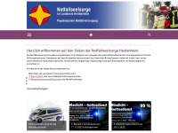 notfallseelsorge-hdh.de Webseite Vorschau