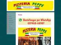 pizza-peppe.de Webseite Vorschau