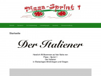 pizza-sprint1.de Webseite Vorschau