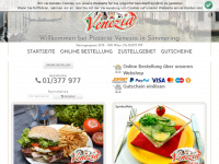 pizza-venezia.at Webseite Vorschau