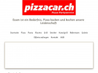 pizzacar.ch Webseite Vorschau
