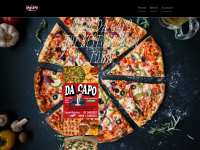 pizzadacapo.at Webseite Vorschau