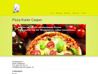pizzakuriercasper.ch Webseite Vorschau