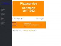 pizzaservice-dettmann.de Webseite Vorschau