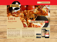 pizzasorrento.de Webseite Vorschau