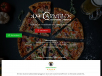 pizzeria-dacarmelo.de Webseite Vorschau
