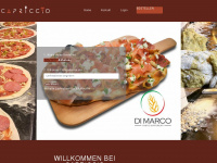 pizzeria-eiscafe-capriccio.de Webseite Vorschau