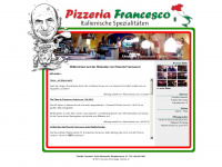 pizzeria-francesco.at Webseite Vorschau