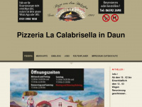 pizzeria-la-calabrisella.de Webseite Vorschau